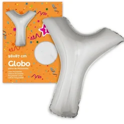 Globo Letra Y Plateado 1 Metro