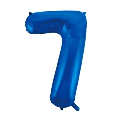 Globo Nº 7 Azul 86 cm