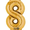 Globo nº 8 Dorado 86 cm