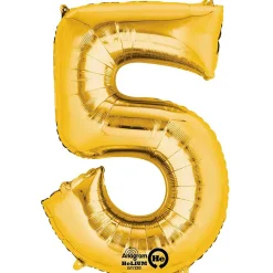 Globo nº 5 Dorado 86 cm