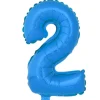 Globo Número 2 Azul 40cm