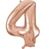 Globo Nº 4 Oro Rosado 86 cm