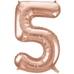 Globo Nº 5 Oro Rosado 86 cm