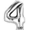 Globo Nº 4 Plata 86 cm