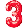Globo Nº 3 Rojo 86 cm
