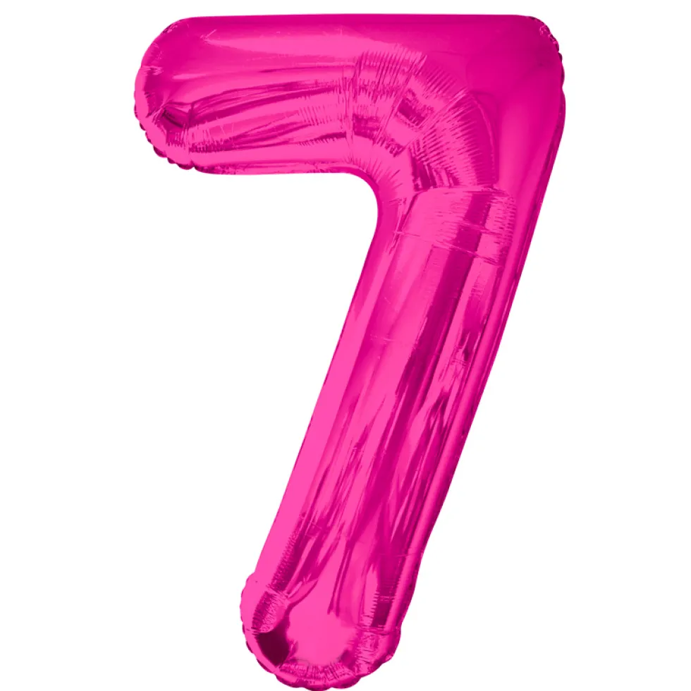 Globo Nº 7 Rosa 83 cm