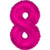 Globo Nº 8 Rosa 83 cm