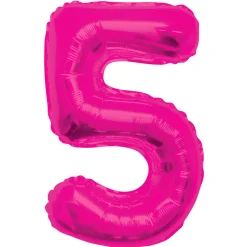 Globo Nº 5 Rosa 83 cm
