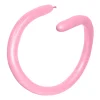 Globos Alargados para Globoflexia Rosa Mate 260s