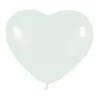 Globos con Forma de Corazón Blanco 10 Unidades