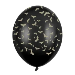 Globos de Látex Murciélagos 30 cm 6 ud