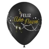 Globos Feliz Año Nuevo 30 cm 8 ud