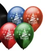 Globos Feliz Navidad 30 cm 25 ud