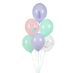 Globos Sirena Mix 6 ud