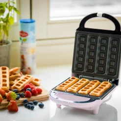 Gofrera Waffle Sticks Rosa - Bestron