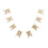 Guirnalda Candy Bar Rosa Pastel con Letras Doradas 2 m
