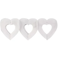 Guirnalda Corazones Blancos