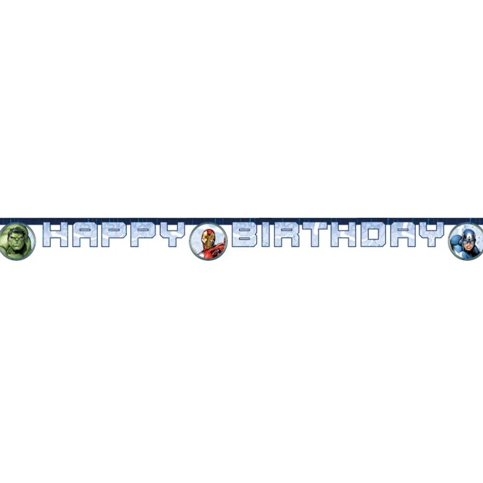 Guirnalda Feliz Cumpleaños Vengadores