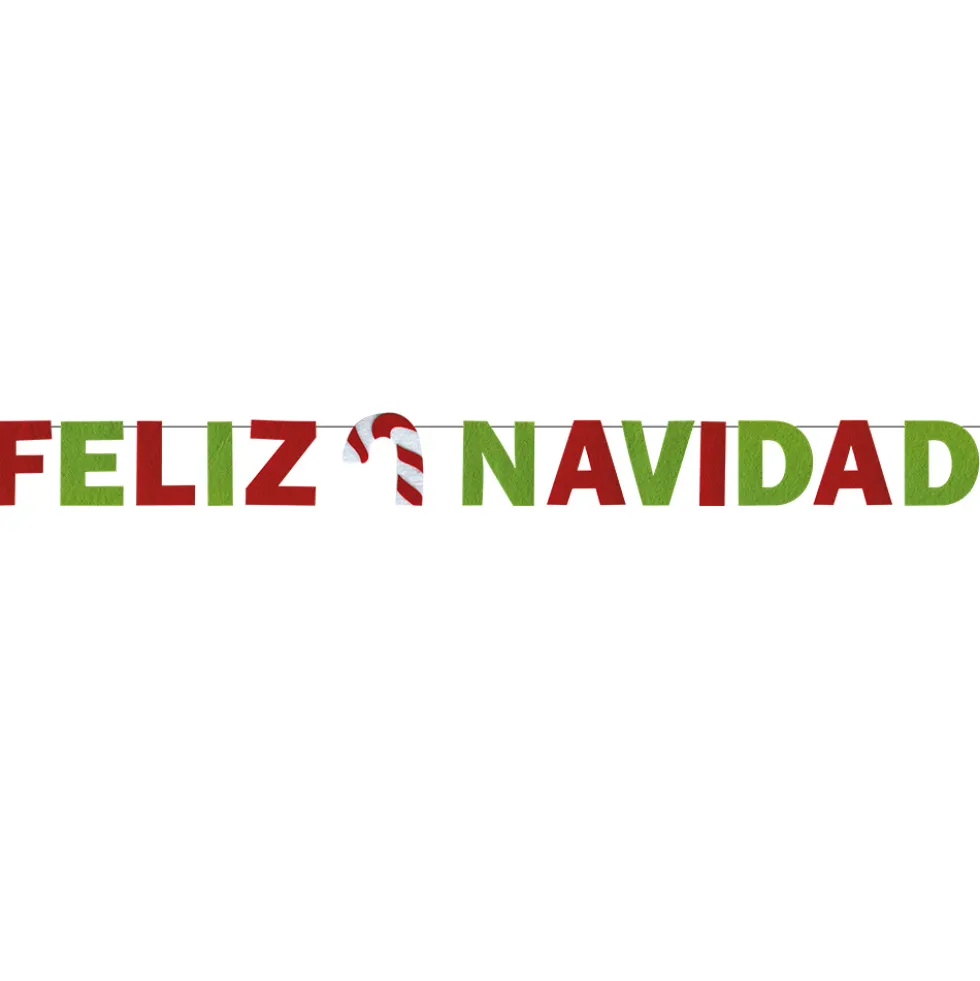 Guirnalda Feliz Navidad Fieltro
