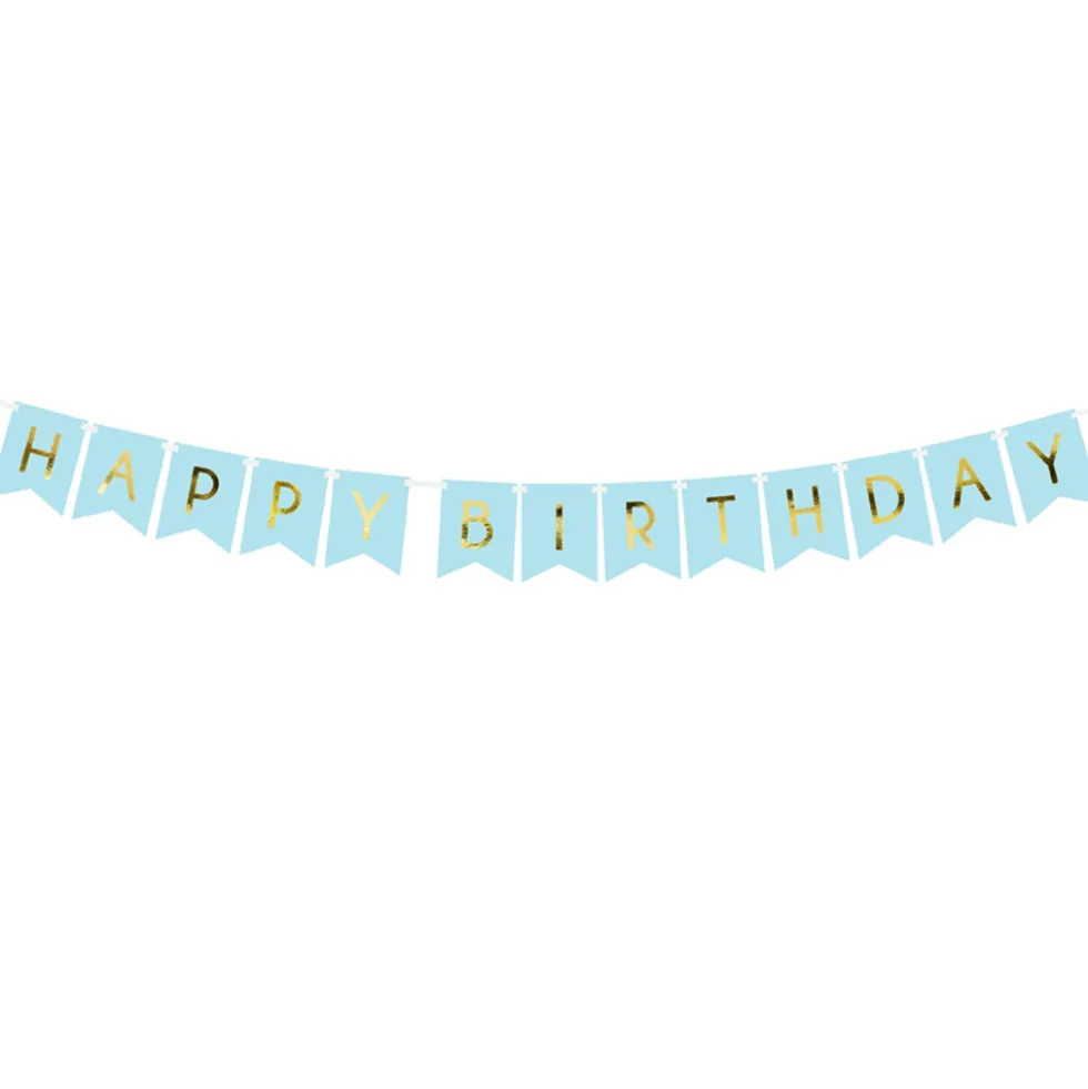 Guirnalda Happy Birthday Azul