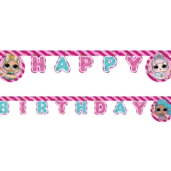 Guirnalda Happy Birthday Muñecas LOL Surprise!