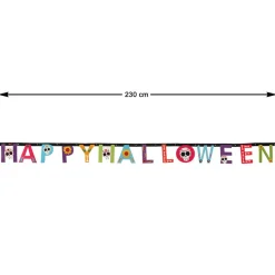 Guirnalda Happy Halloween Día de los Muertos