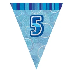 Guirnalda Nº 5 Azul Brillante