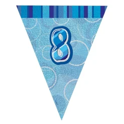 Guirnalda Nº 8 Azul Brillante