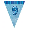 Guirnalda Nº 9 Azul Brillante