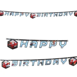 Guirnalda Spiderman Happy Birthday