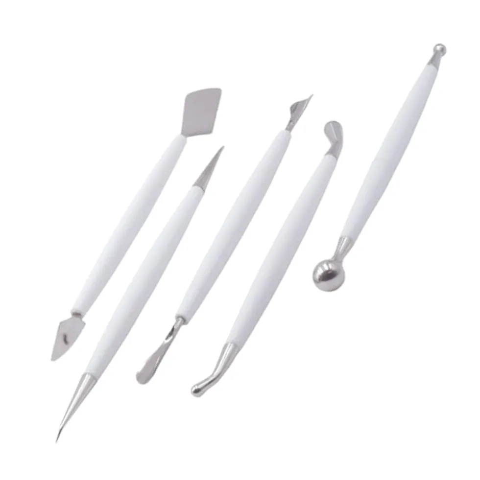 Herramientas de Modelado Acero Inoxidable 5 ud