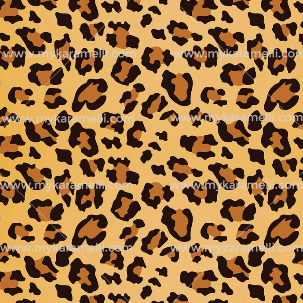 Impresión en Oblea Fina Animal Print Leopardo A
