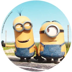 Impresión en papel de azúcar Minions 20cm
