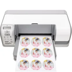 Impresión Personalizada en Papel de Azúcar para Galletas Sin Edición