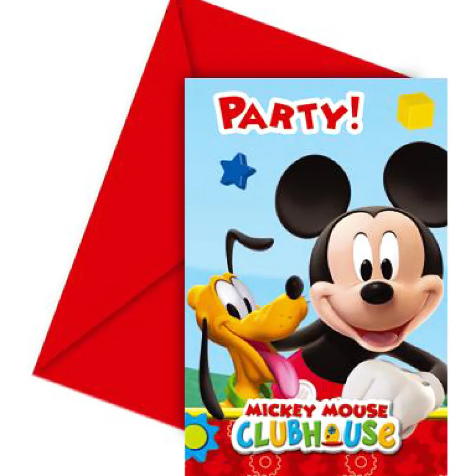 Invitaciones Cumpleaños Mickey Mouse