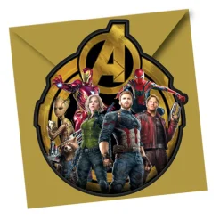 Invitaciones de Cumpleaños Los Vengadores Infinity War