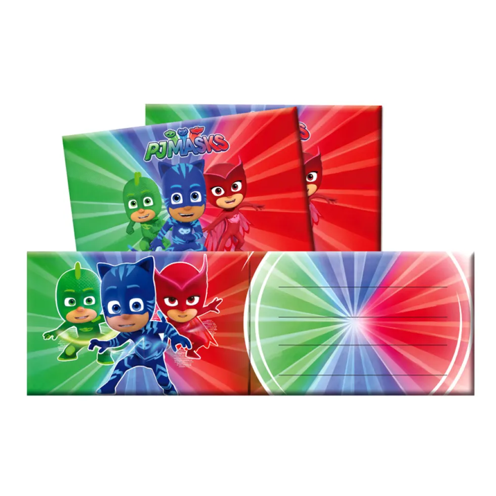 Invitaciones de Cumpleaños Pj Masks