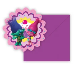 Invitaciones de Cumpleaños Trolls