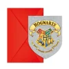 Invitaciones Harry Potter Hogwarts Houses 6 ud
