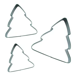 Juego 3 cortadores árbol de navidad - PME