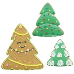 Juego 3 cortadores árbol de navidad - PME