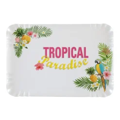 Juego de 5 Bandejas Paraíso Tropical