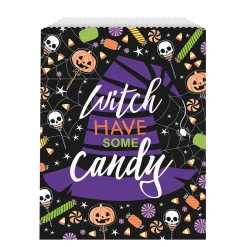 Juego de 8 Bolsas Chuches Esqueleto Halloween