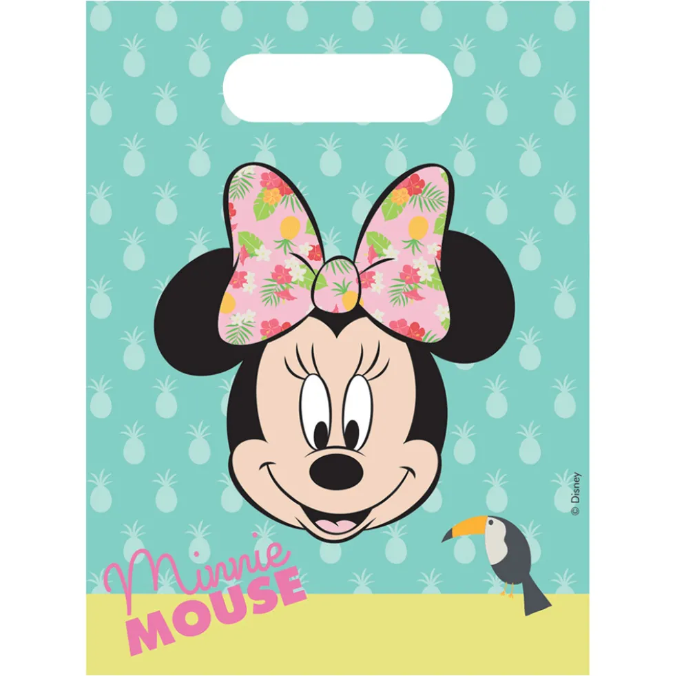 Juego de 6 Bolsas para Chuches de Minnie Mouse Tropical