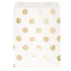 Juego de 8 Bolsas para Chuches Lunares Oro