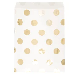 Juego de 8 Bolsas para Chuches Lunares Oro