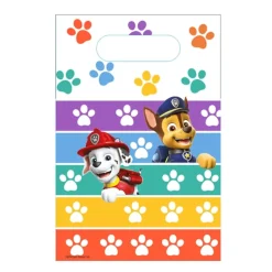 Juego de 8 Bolsas para Chuches Patrulla Canina