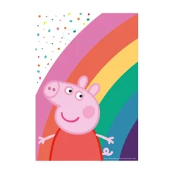 Juego de 8 Bolsas para Chuches Peppa Pig Cumpleaños