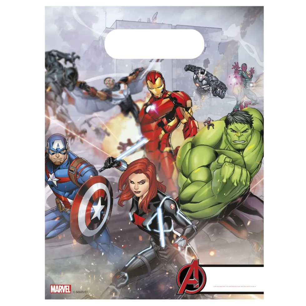 Juego de 6 Bolsas para Chuches Vengadores Power