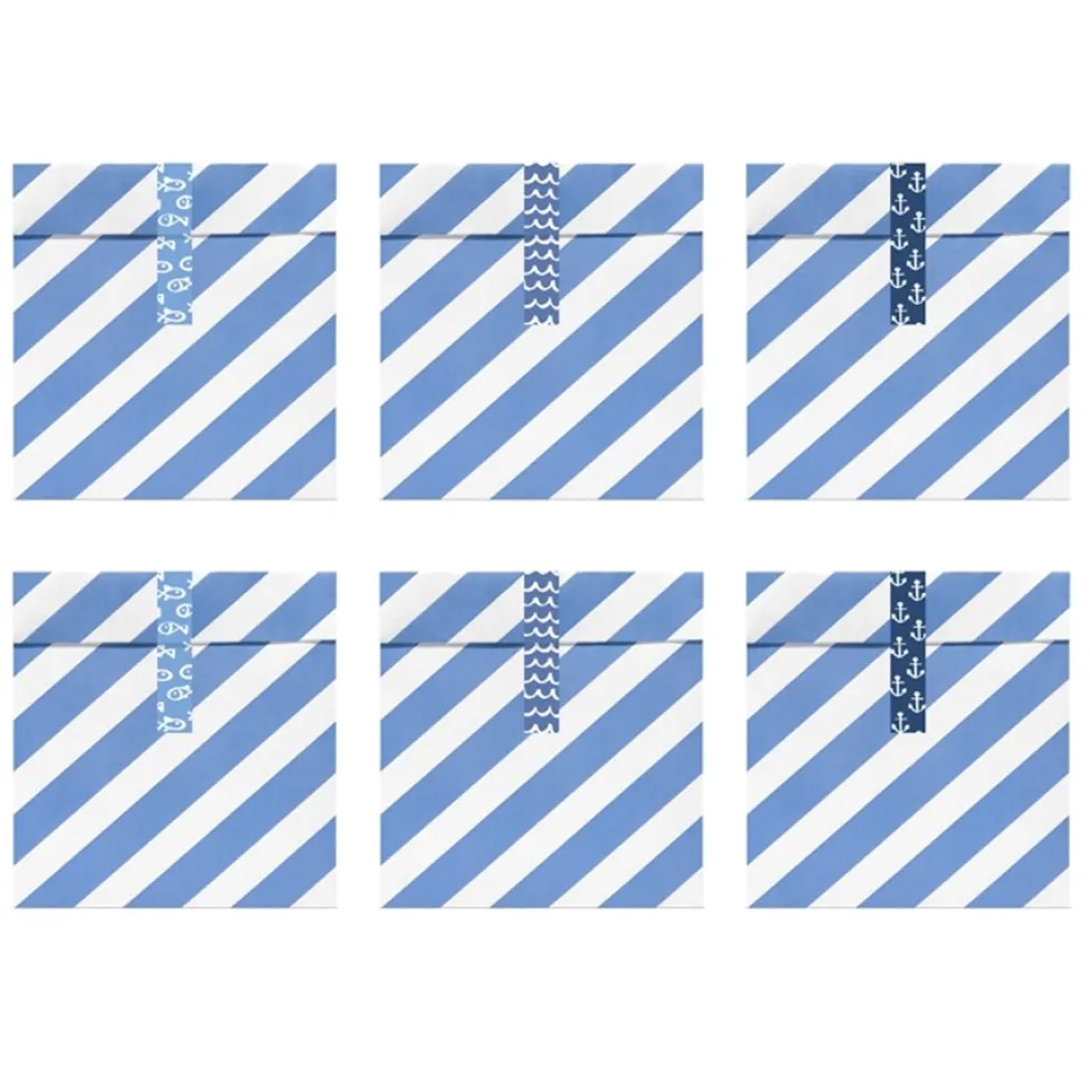 Juego de 6 Bolsas para dulces Ahoy